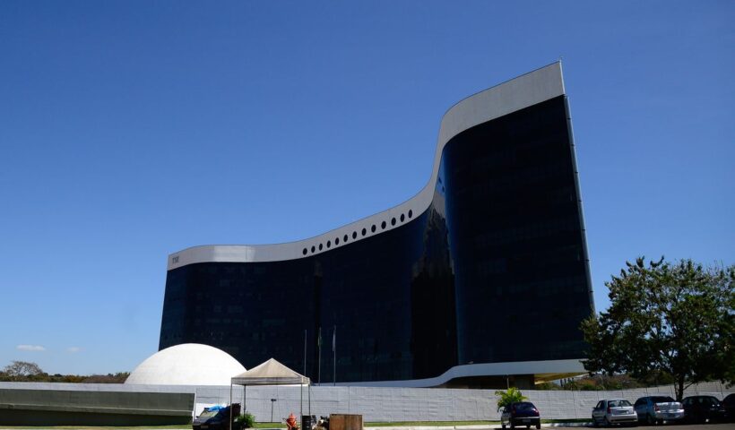Fachada do edifício sede do STF