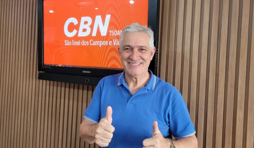 Deputado Federal Milton Vieira será o novo secretário de habitação de são paulo. Milton Vieira nos estúdios da CBN Vale