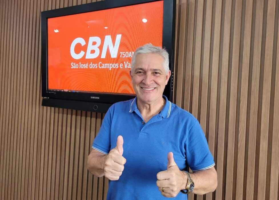 Deputado Federal Milton Vieira será o novo secretário de habitação de são paulo. Milton Vieira nos estúdios da CBN Vale