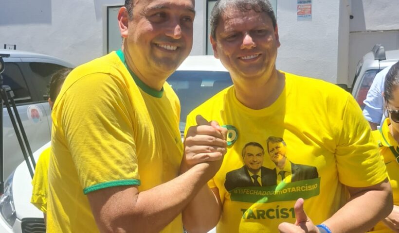 Felicio Ramuth e Tarcísio de Freitas. Felicio pode assumir secretaria, diz o governador eleito