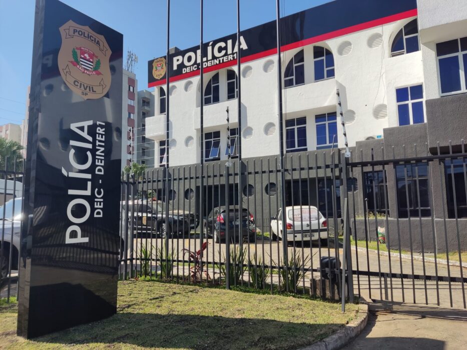 P´redio da Deinter 1, em SJC. Mês de setembro de 2022 teve alta em homicídios