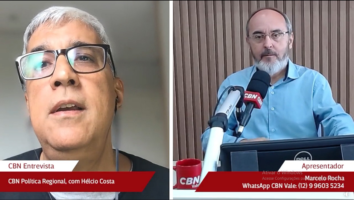 Hélcio Costa e Fernando Carlos no quadro CBN Política Regional De tédio, a gente não morre