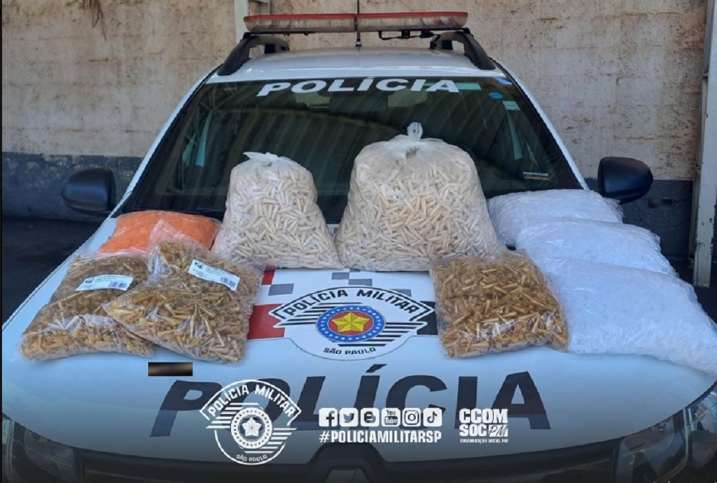 PM prende suspeito com mais de 7 mil pinos de cocaína, em Pindamonhangaba