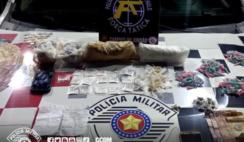 polícia militar prende homem e apreende adolescente de 14 anos em campos do jordão