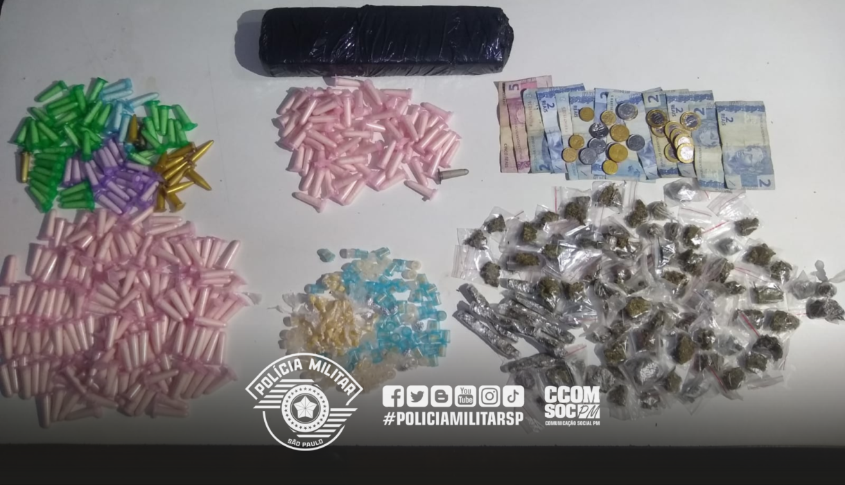 MULHER É PRESA POR TRÁFICO DE DROGAS EM JACAREÍ