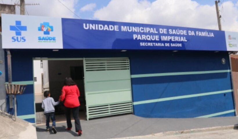 fachada da unidade municipal de saude da familia, onde clinico geral vai atender em jacareí