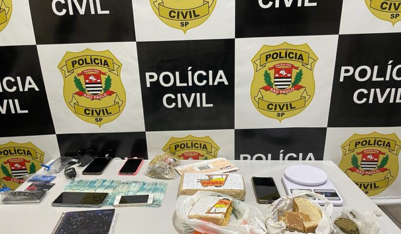 Duas pessoas são presas em operação da Polícia Civil de Guaratinguetá nesta terça-feira (6)