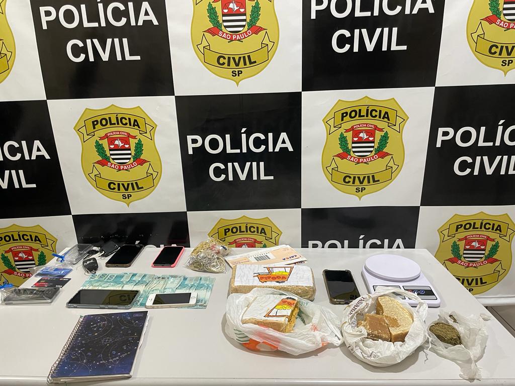 Duas pessoas são presas em operação da Polícia Civil de Guaratinguetá nesta terça-feira (6)
