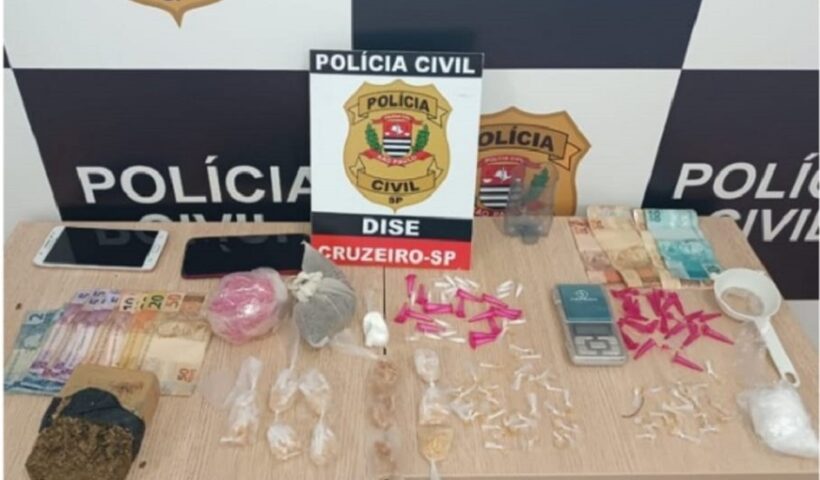 Polícia cumpre mandado e prende suspeitos de tráfico de drogas em Cruzeiro