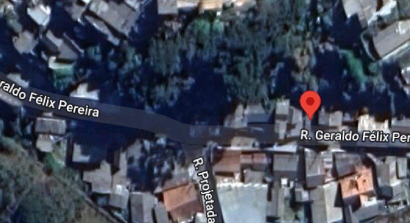 mapa do google mostra rua onde rapaz foi ferido com arma branca
