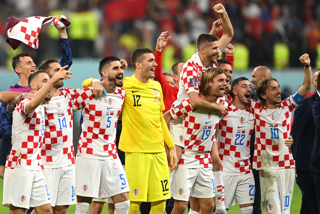 jogadores croatas vencem marrocos e ocupam 3º lugar na copa do mundo do catar 2022