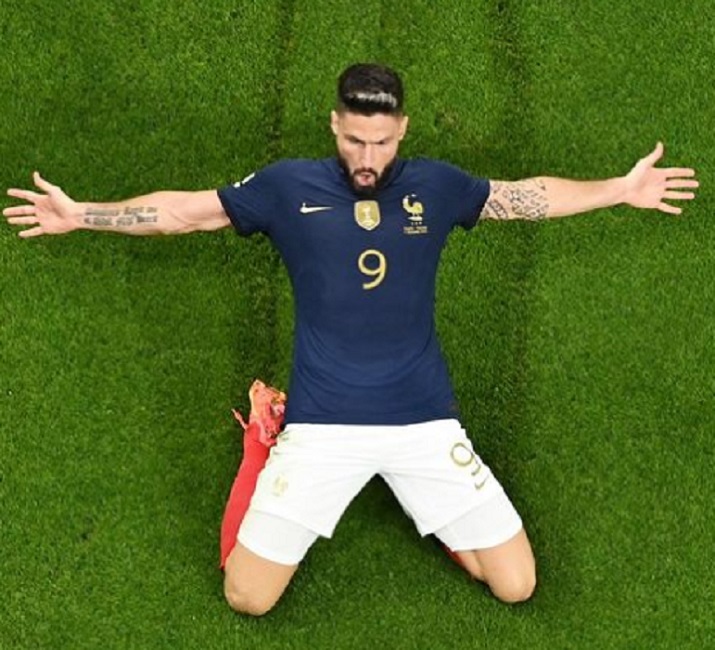 Com show de Mbappé e recorde de Giroud, França avança às quartas de final da Copa
