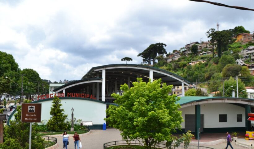 mercado municipal - campos do jordão Assalto em agência bancária na cidade de Campos do Jordão