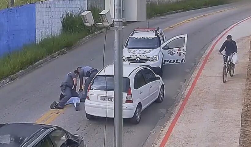 VÍDEO: PM prende suspeito com carro furtado, nesta sexta-feira (16)