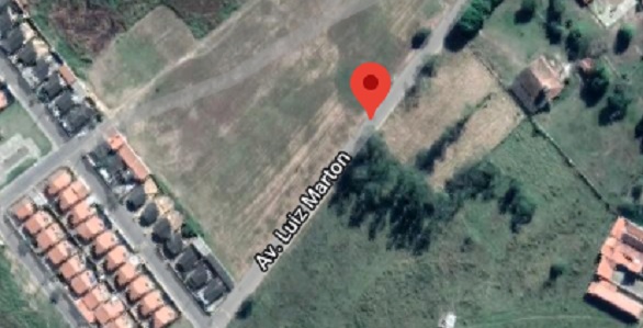 imagem de satélite da avenida luis marton, onde dois foram vitimas de tentativa de homicidio em canas
