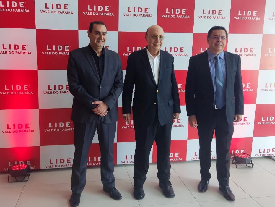 Anderson Farias, Henrique Meirelles e Marco Fenerich. Em SJC, Henrique Meirelles comenta desafios do novo governo, e diz que Haddad não tem experiência na administração econômica