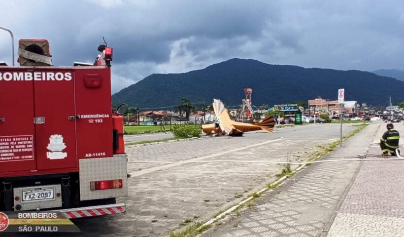 Aeronave de pequeno porte cai próximo ao Aeroporto de Ubatuba