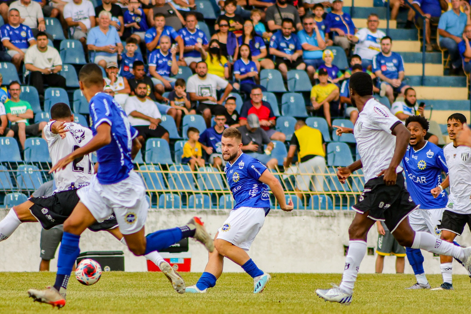Jogo entre São José EC e EC São Bernardo, realizado no último sábado (28), no Martins Pereira