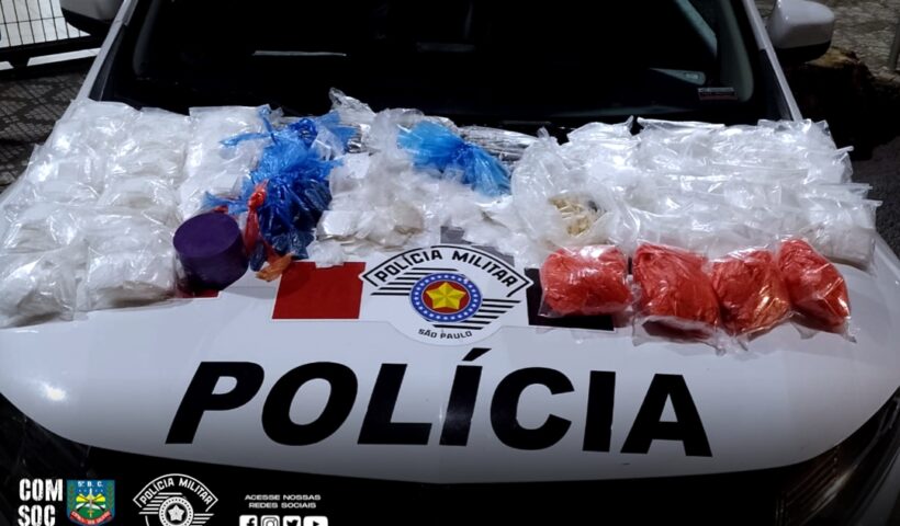 Taubaté: Polícia apreende crack, maconha, cocaína e moto roubada nesta quinta-feira (12)