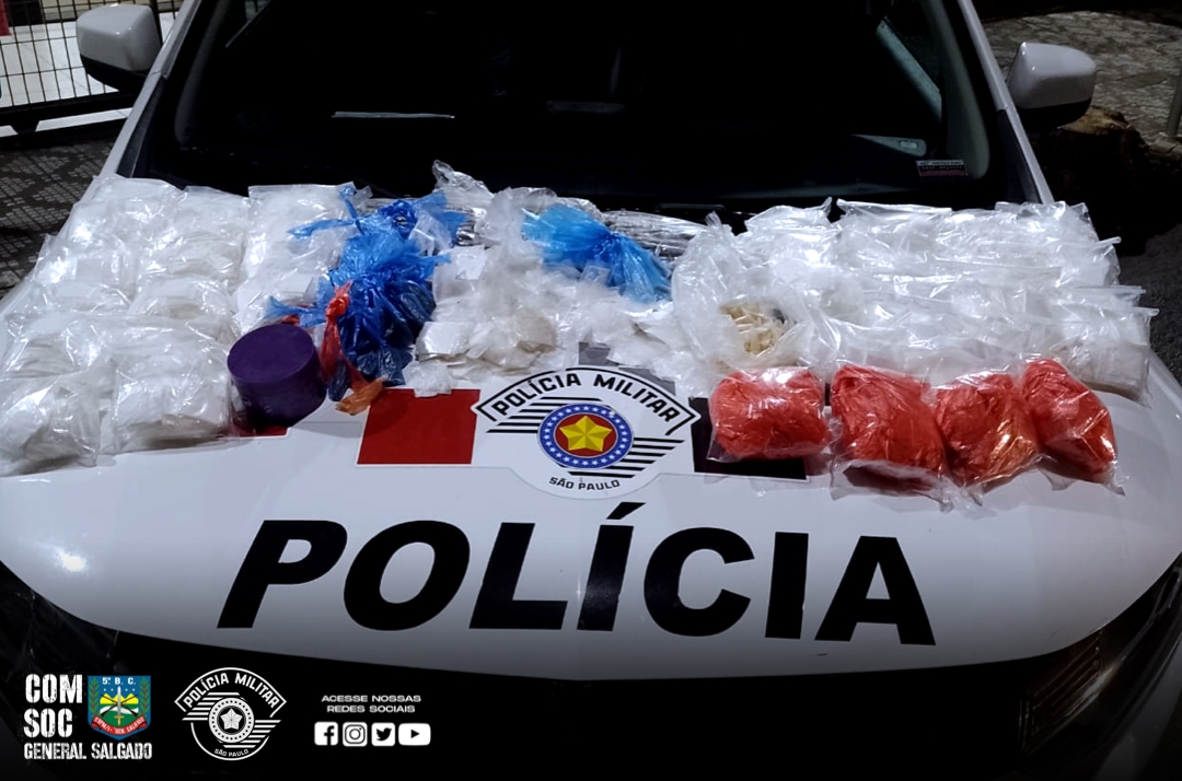 Taubaté: Polícia apreende crack, maconha, cocaína e moto roubada nesta quinta-feira (12)