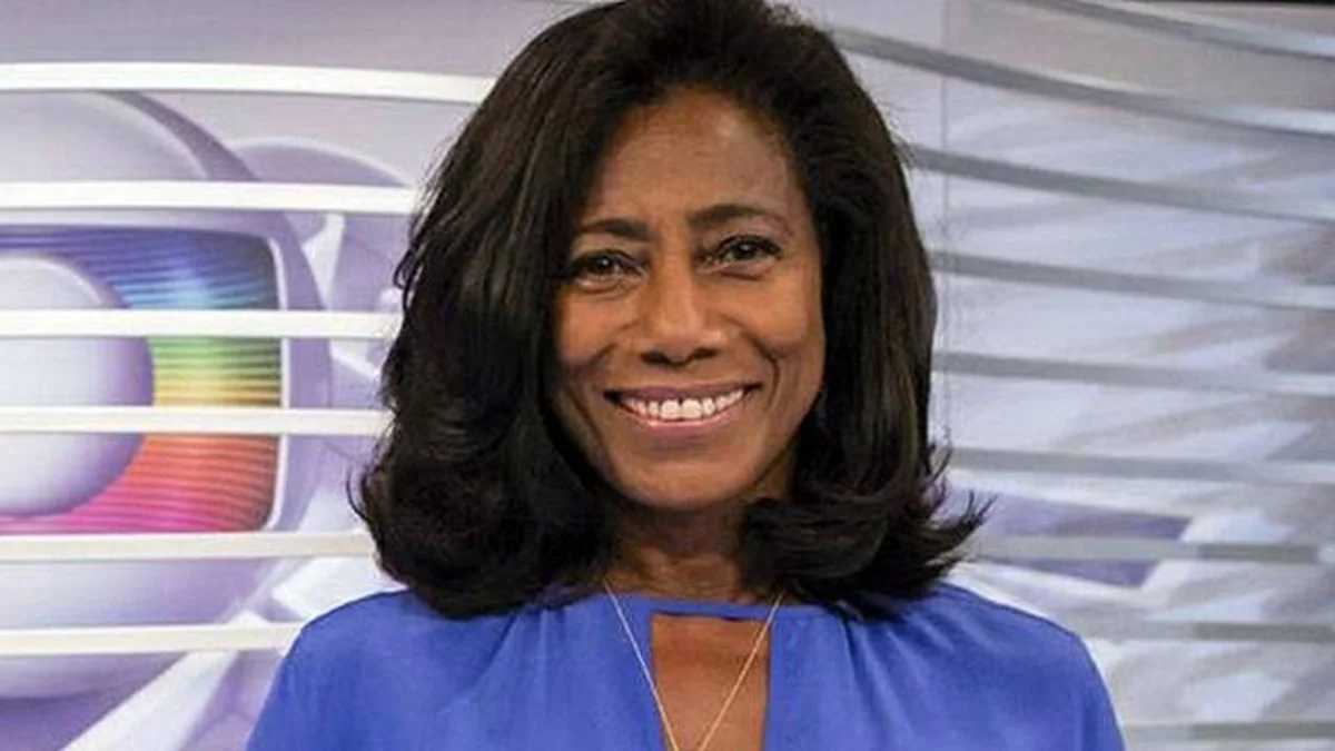 Glória Maria em apresentação na TV Globo