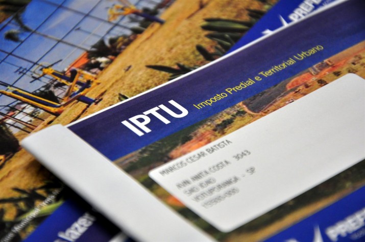 Carnê do IPTU (Imposto Predial e Territorial Urbano) 2023 em Ubatuba