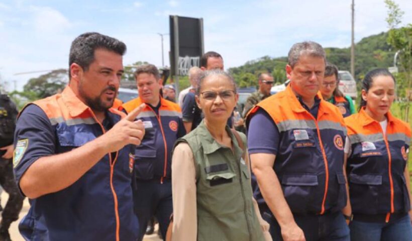 Ministra do Meio Ambiente, Marina Silva visita São Sebastião nesta quinta-feira (23); 1.845 pessoas estão em abrigos