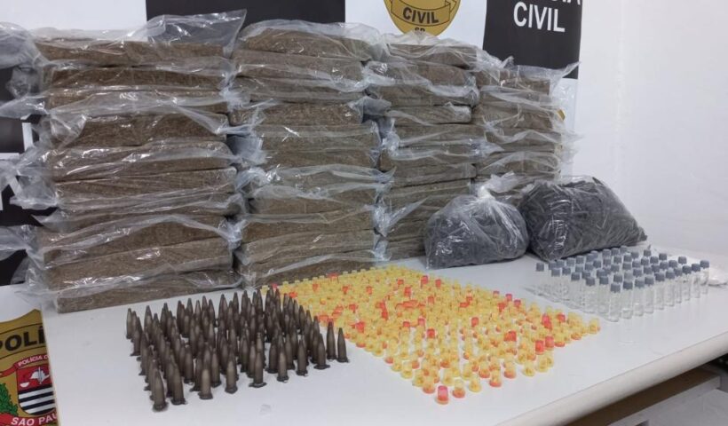 Polícia Civil de Tremembé prende suspeitos por furto à residência e tráfico de drogas em São José dos Campos