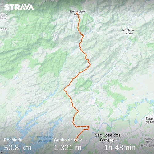 Trajeto da primeira edição do Trip Bike 2023