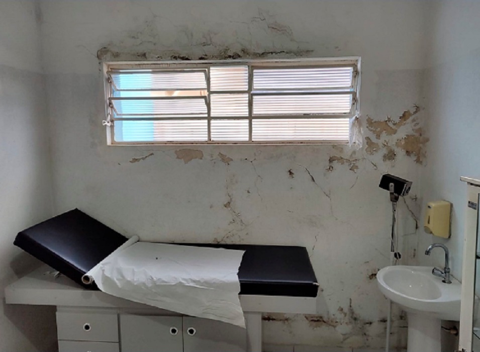 Sala de unidade de saúde em m ás condições. TCE fez fiscalização surpresa no Estado de SP