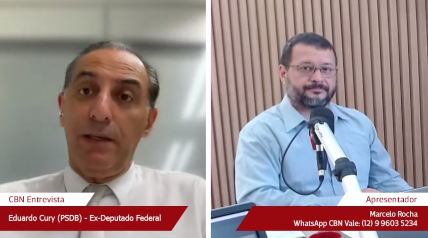 "Nós não soltamos fake News”, afirma Eduardo Cury no CBN Vale 1ª Edição sobre o "Gabinete de Fiscalização"