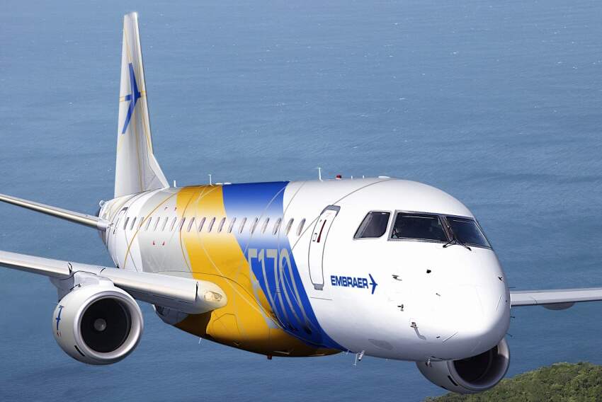 Aeronave comercial da Embraer