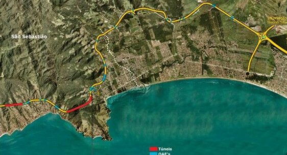 Projeto da Obras dos Contornos em Caraguatatuba
