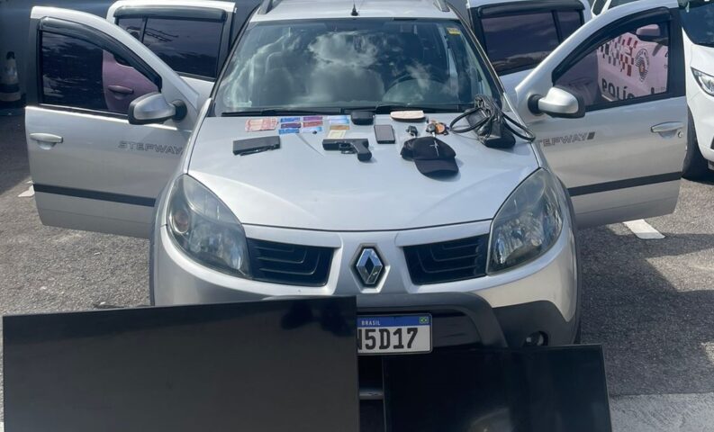 Polícia prende homem em flagrante por roubo a residência em Jacareí