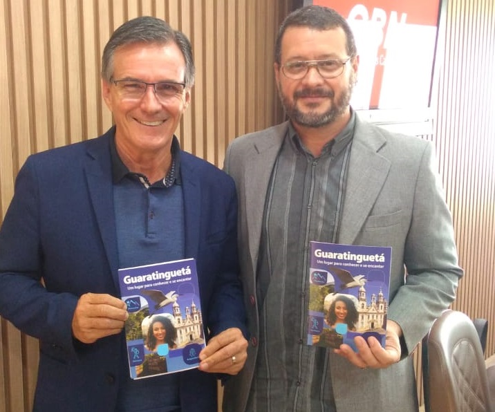 Prefeito Marcus Soliva e Marcelo Rocha. Guará receberá apenas 1 médico do Programa Mais Médicos do Governo Federal