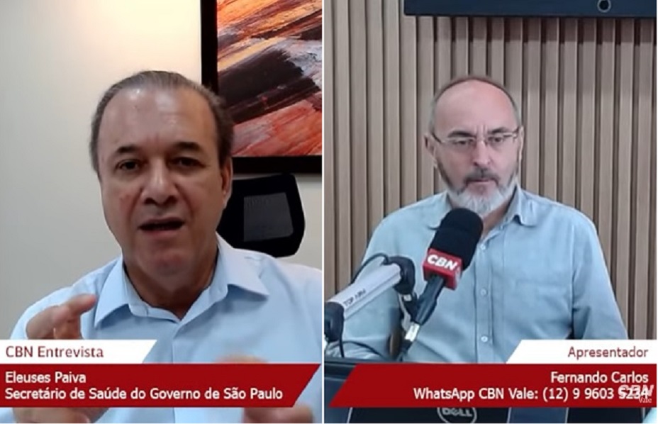 Eleuses Paiva e Fernando Carlos. Secretário diz que a meta do governo de sp é acabar com a cracolândia em 4 anos
