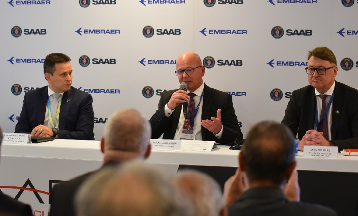 Embraer e Saab anunciam parceira nesta terça-feira (11)