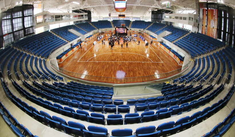 Visão geral da Farma Conde Arena, local que receberá a final da Superliga Nacional Masculina 2022/2023 no dia 30 de abril