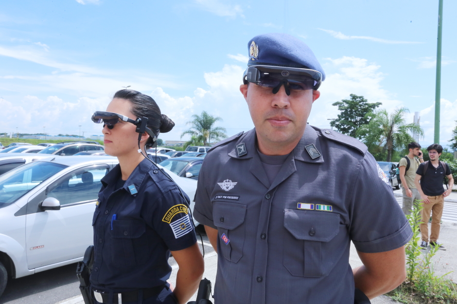 Óculos inteligentes que serão utilizados na segurança pública de São José dos Campos