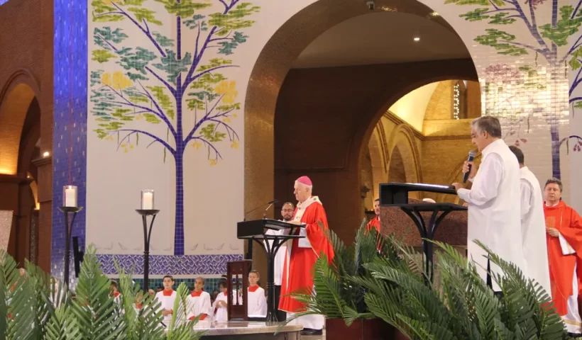 Semana Santa na Basílica de Aparecida é aberta oficialmente com a Celebração do Domingo de Ramos