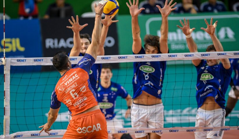Jogo entre Vôlei São José e Sada Cruzeiro no Riachão foi de muito equilibrio do começo ao fim