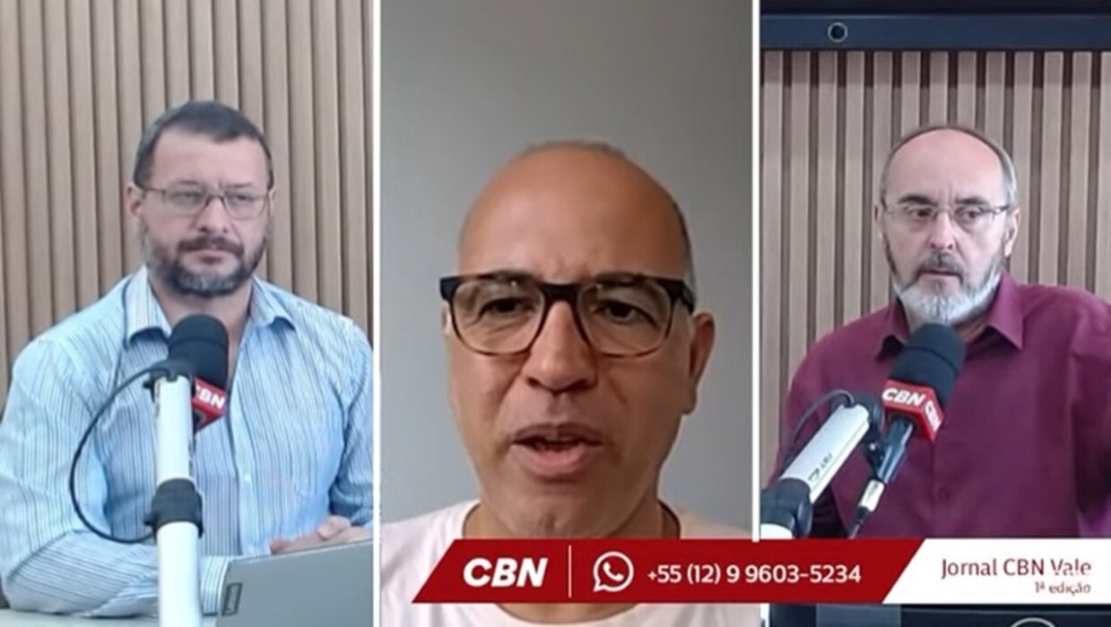Marelo Rocha, Agliberto Chagas e Fernando Carlos discutem sobre novos materiais desenvolvidos pela ciência