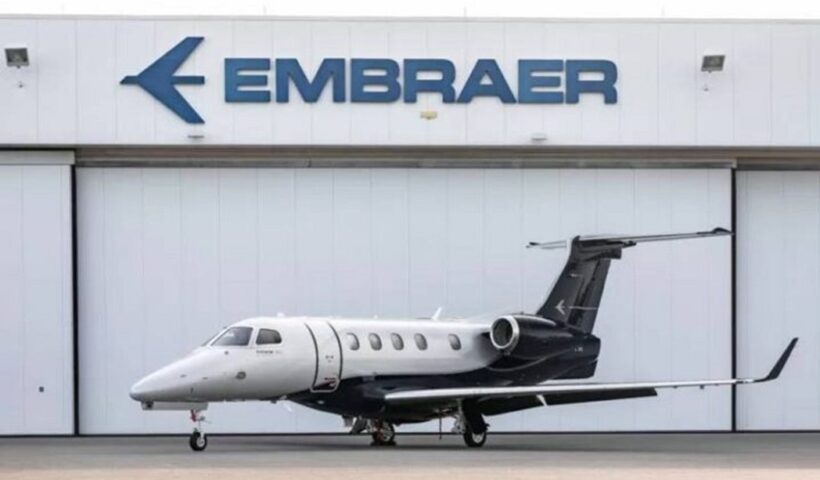 Aeronave da Embraer que abre novo processo de estágio