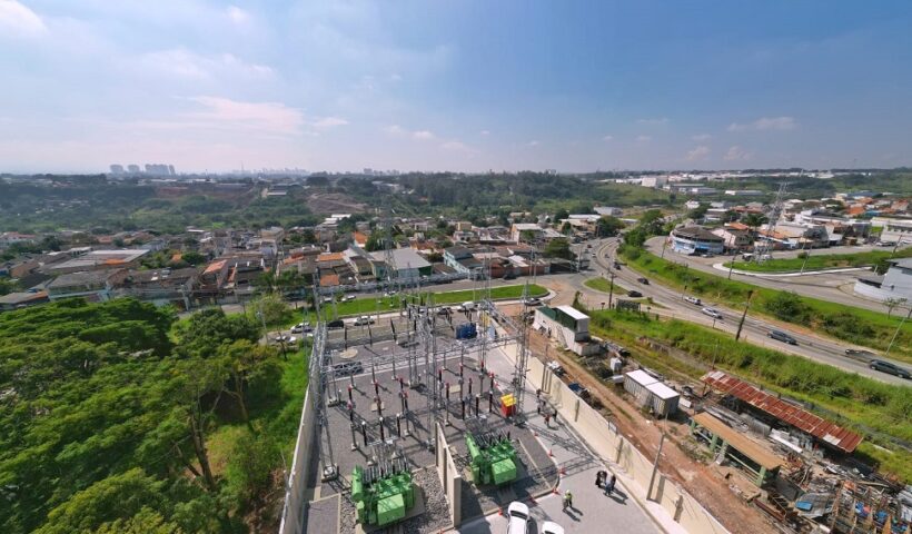 Nova subestação da EDP recentemente inaugurada em Jacareí