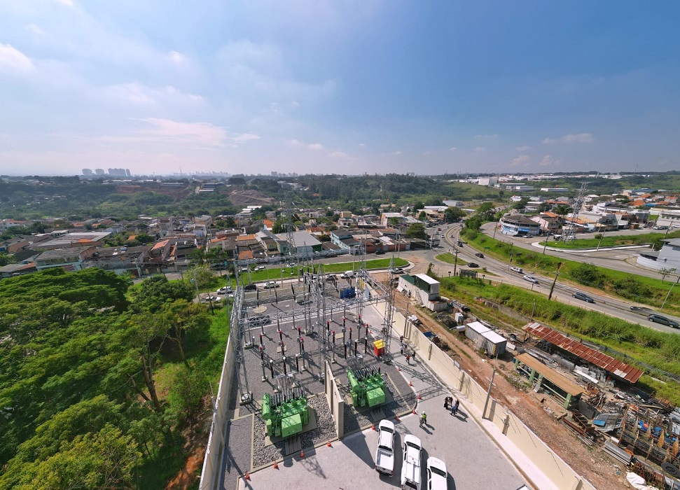 Nova subestação da EDP recentemente inaugurada em Jacareí