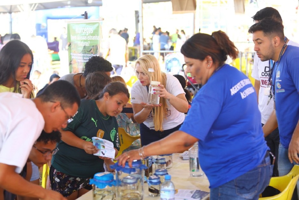 Munícipes participande de uma das edições da Conexão Juventude. Praça João do Pulo recebe o Conexão Juventude no domingo