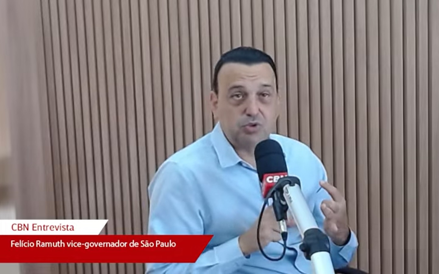 "temos que integrar todos", afirma Felicio Ramuth em entrevista ao CBN Vale 1ª Edição