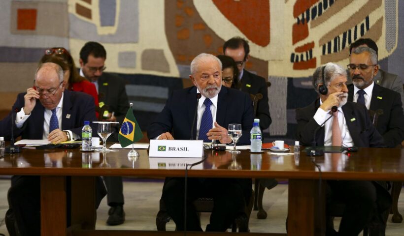 Presidente Lula se reúne com presidentes de países da América do Sul, no Palácio do Itamaraty