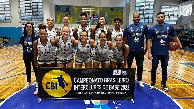 Elenco que levantou o Campeonato Brasileiro Interclubes Sub20 de 2023