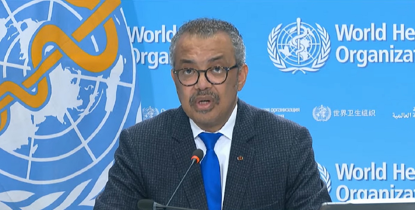 Tedros Adhanom Diretor-geral da Organização Mundial da Saúde, que anunciou o fim da emergência sanityária por covid-19
